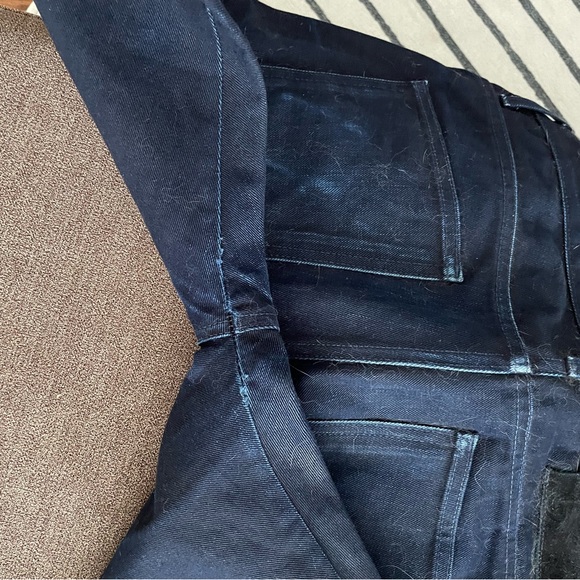 Naked and Famous Left Hand twill midnight. Tag size 34, inseam 34.25”. - Picture 6 of 7